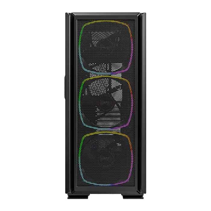 (image for) Montech SKY TWO GX Black Mid Tower PC Case inc 3x Premium ARGB High AirFlow 140mm Fans